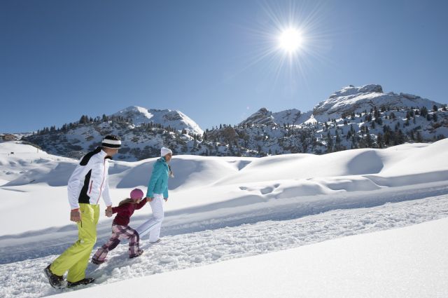 Snow holidays in the Dolomites Image: Snow holidays