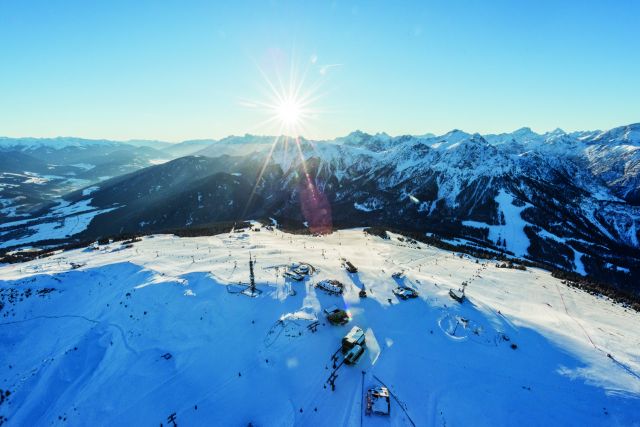Inverno nell'agriturismo Lüch de Vanc Immagine: inverno in Val Badia